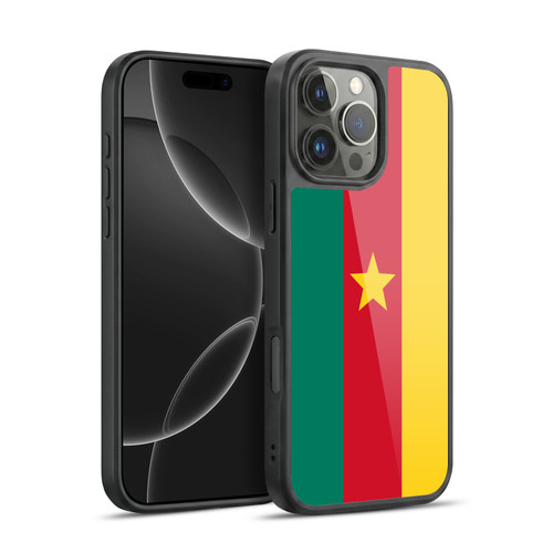 Head Case Designs Football World Flags Cameroon Cameroonian Cameroun Gel Armour Case For Apple iPhone 16 Pro Max