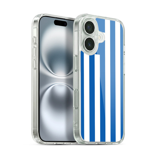 Head Case Designs Football Country Flags 1 Greece Greek Hellenic Soft Gel Case for Apple iPhone 16 & MagSafe