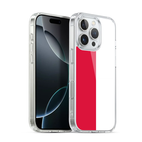 Head Case Designs Football Country Flags 1 Poland Polish Polska Soft Gel Case for Apple iPhone 16 Pro & MagSafe