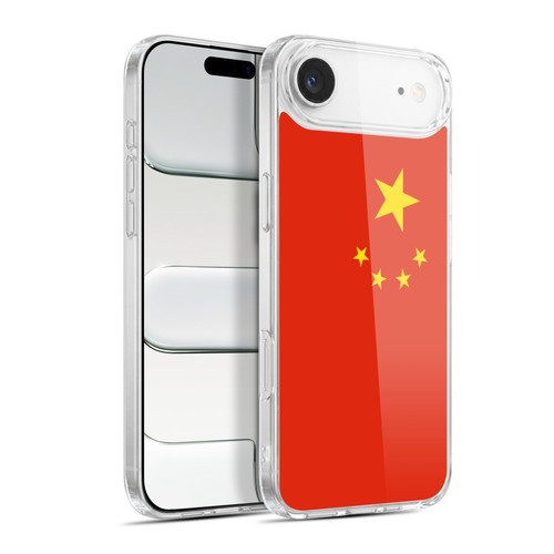 Head Case Designs Football Country Flags 1 China Chinese Zhongguo Soft Gel Case for Apple iPhone 17 Air