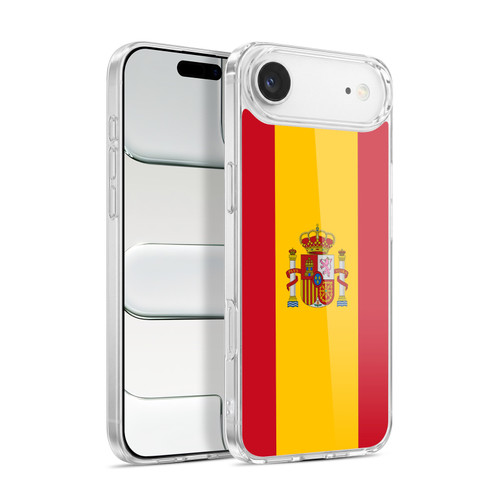 Head Case Designs Football Country Flags 1 Spain Spanish España Soft Gel Case for Apple iPhone 17 Air
