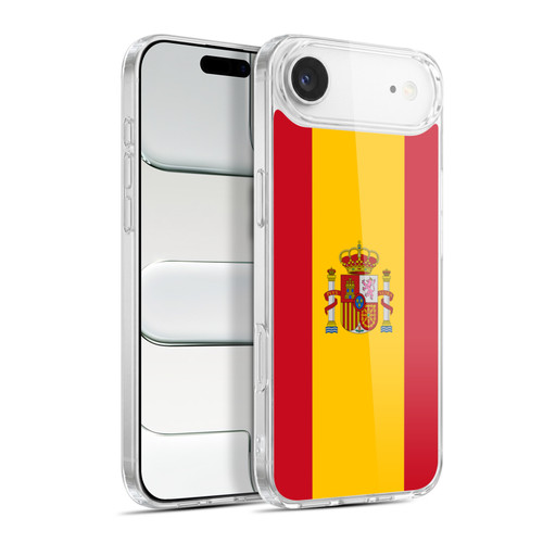 Head Case Designs Football Country Flags 1 Spain Spanish España Soft Gel Case for Apple iPhone 17 Air