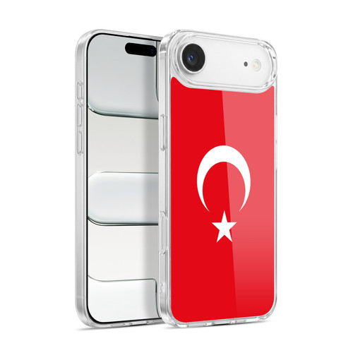 Head Case Designs Football Country Flags 1 Turkey Turkish Türkiye Türk Soft Gel Case for Apple iPhone 17 Air
