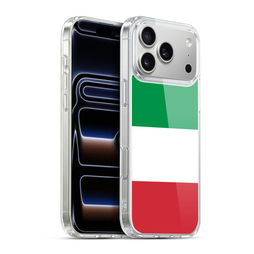 Head Case Designs Football Country Flags 1 Italy Italian Italia Soft Gel Case for Apple iPhone 17 Pro Max