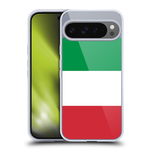 Head Case Designs Football Country Flags 1 Italy Italian Italia Soft Gel Case for Google Pixel 9 Pro XL