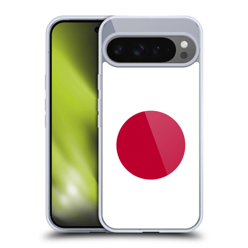 Head Case Designs Football Country Flags 1 Japan Japanese Nippon Nisshoki Soft Gel Case for Google Pixel 9 Pro XL