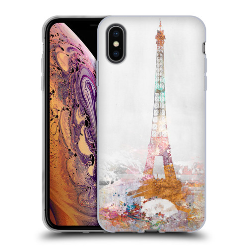 Aimee Stewart Landscapes Paris Color Splash Soft Gel Case for Apple iPhone XS Max