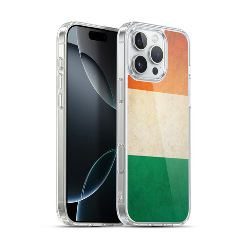Head Case Designs Football Vintage Flags Ireland Irish Éire Shamrock Soft Gel Case for Apple iPhone 16 Pro Max & MagSafe