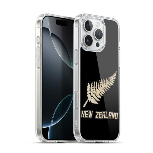 Head Case Designs Football Vintage Flags New Zealand Aotearoa Portrait Soft Gel Case for Apple iPhone 16 Pro Max & MagSafe