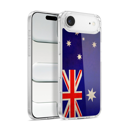 Head Case Designs Football Vintage Flags Australia Australian Soft Gel Case for Apple iPhone 17 Air