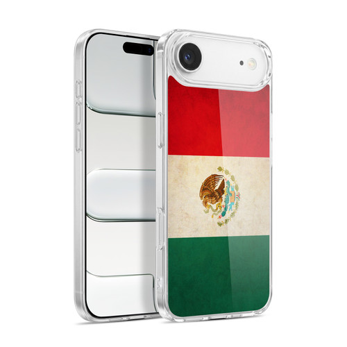Head Case Designs Football Vintage Flags Mexico Mexican Soft Gel Case for Apple iPhone 17 Air