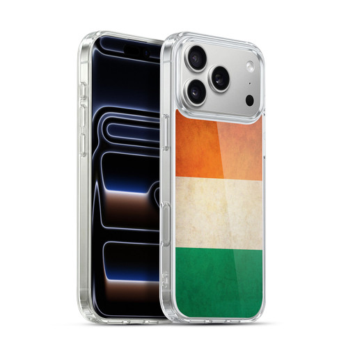 Head Case Designs Football Vintage Flags Ireland Irish Éire Shamrock Soft Gel Case for Apple iPhone 17 Pro Max