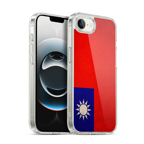 Head Case Designs Football Vintage Flags Taiwan Taiwanese Taiwan Soft Gel Case for Apple iPhone 16e / Apple iPhone 17e & MagSafe