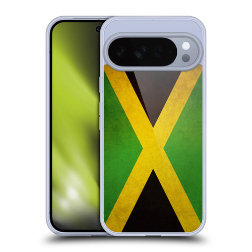 Head Case Designs Football Vintage Flags Jamaica Jamaican Soft Gel Case for Google Pixel 10 Pro XL