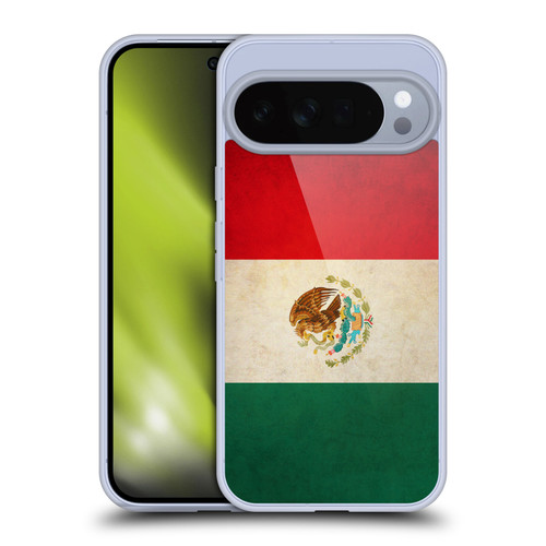 Head Case Designs Football Vintage Flags Mexico Mexican Soft Gel Case for Google Pixel 10 Pro XL