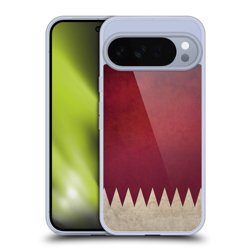 Head Case Designs Football Vintage Flags Qatar Qatari Soft Gel Case for Google Pixel 10 Pro XL