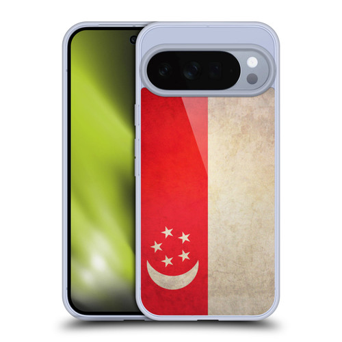 Head Case Designs Football Vintage Flags Singapore Singaporean Soft Gel Case for Google Pixel 10 Pro XL