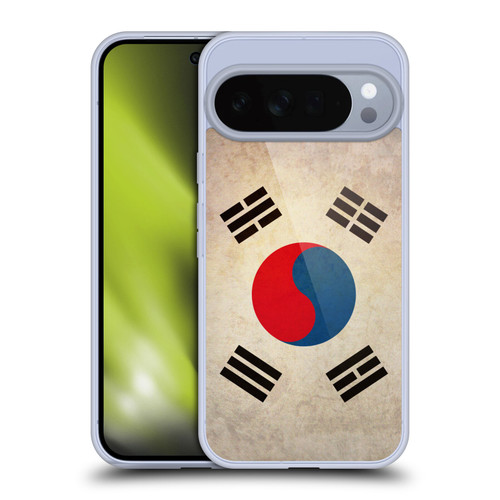 Head Case Designs Football Vintage Flags South Korea South Korean Soft Gel Case for Google Pixel 10 Pro XL