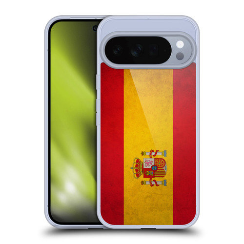 Head Case Designs Football Vintage Flags Spain Spanish España Soft Gel Case for Google Pixel 10 Pro XL
