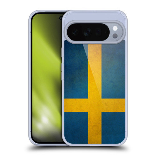 Head Case Designs Football Vintage Flags Sweden Swedish Sverige Flag Soft Gel Case for Google Pixel 10 Pro XL
