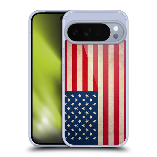Head Case Designs Football Vintage Flags Flag of the United States of America USA Soft Gel Case for Google Pixel 10 Pro XL