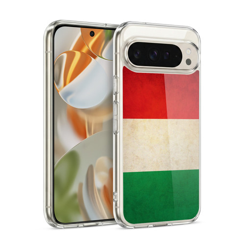 Head Case Designs Football Vintage Flags Italy Italian Italia Soft Gel Case for Google Pixel 9 / Pixel 9 Pro