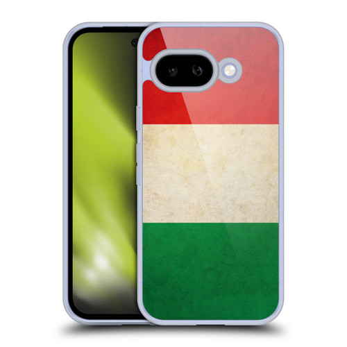 Head Case Designs Football Vintage Flags Italy Italian Italia Soft Gel Case for Google Pixel 9A