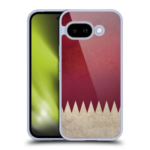 Head Case Designs Football Vintage Flags Qatar Qatari Soft Gel Case for Google Pixel 9A