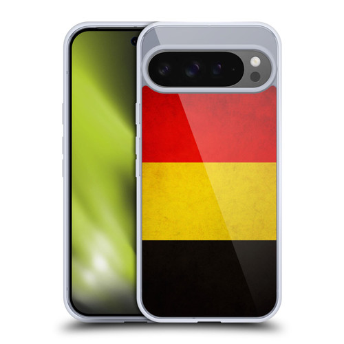 Head Case Designs Football Vintage Flags Belgium Belgian België Soft Gel Case for Google Pixel 9 Pro XL