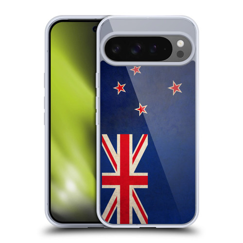 Head Case Designs Football Vintage Flags New Zealand Te haki o Aotearoa Maori Soft Gel Case for Google Pixel 9 Pro XL