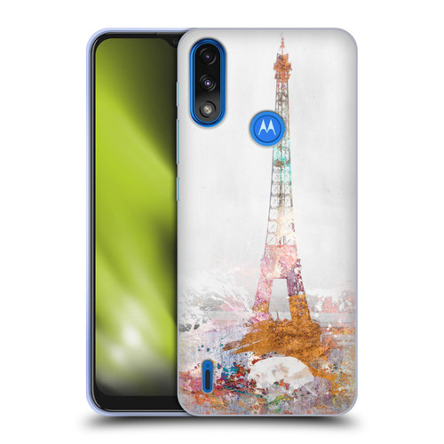 Aimee Stewart Landscapes Paris Color Splash Soft Gel Case for Motorola Moto E7 Power / Moto E7i Power