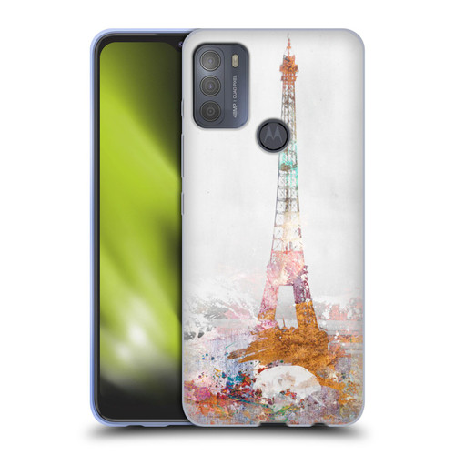 Aimee Stewart Landscapes Paris Color Splash Soft Gel Case for Motorola Moto G50