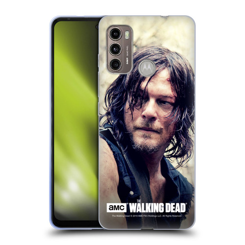 AMC The Walking Dead Daryl Dixon Half Body Soft Gel Case for Motorola Moto G60 / Moto G40 Fusion