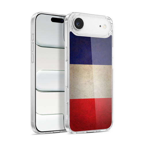Head Case Designs Football Grunge Country Flags France French Français Soft Gel Case for Apple iPhone 17 Air