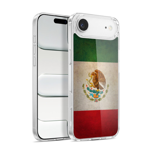 Head Case Designs Football Grunge Country Flags Mexico Mexican México Aztec Soft Gel Case for Apple iPhone 17 Air