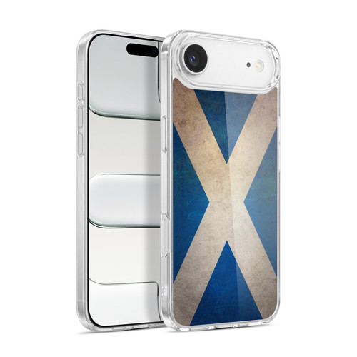 Head Case Designs Football Grunge Country Flags Scotland Scottish Alba Saltire Soft Gel Case for Apple iPhone 17 Air