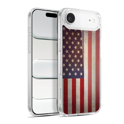 Head Case Designs Football Grunge Country Flags United States American USA Soft Gel Case for Apple iPhone 17 Air