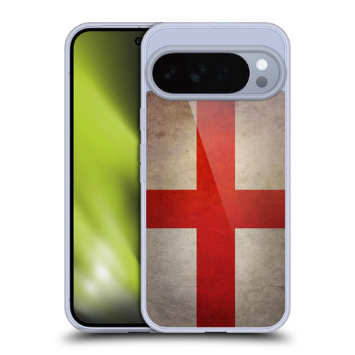Head Case Designs Football Grunge Country Flags England English St. George Soft Gel Case for Google Pixel 10 Pro XL