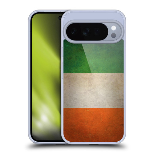 Head Case Designs Football Grunge Country Flags Ireland Irish Éire Shamrock Soft Gel Case for Google Pixel 10 Pro XL