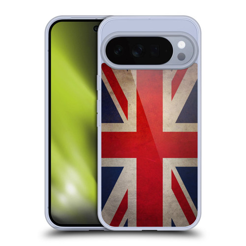 Head Case Designs Football Grunge Country Flags United Kingdom British UK Union Jack Soft Gel Case for Google Pixel 10 Pro XL