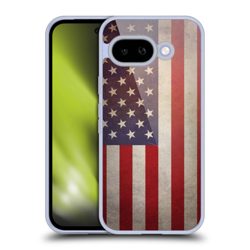 Head Case Designs Football Grunge Country Flags United States American USA Soft Gel Case for Google Pixel 9A