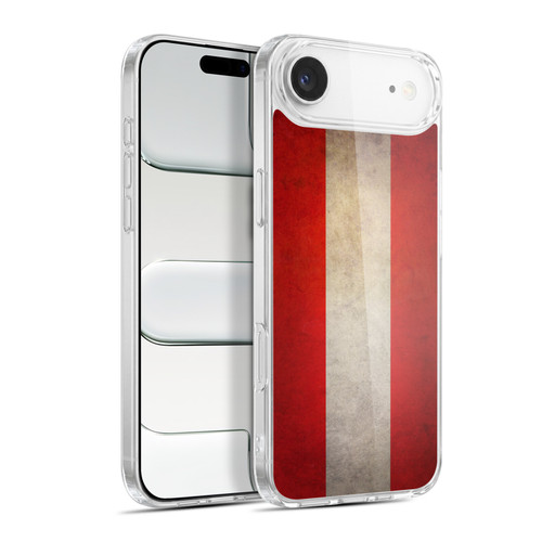 Head Case Designs Football Grunge Country Flags 1 Austria Austrian Österreich Soft Gel Case for Apple iPhone 17 Air