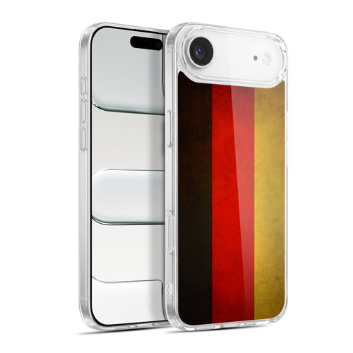 Head Case Designs Football Grunge Country Flags 1 Germany German Deutschland Soft Gel Case for Apple iPhone 17 Air