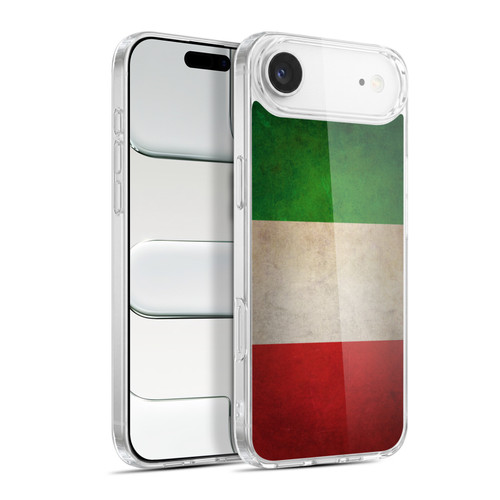 Head Case Designs Football Grunge Country Flags 1 Italy Italian Italia Soft Gel Case for Apple iPhone 17 Air