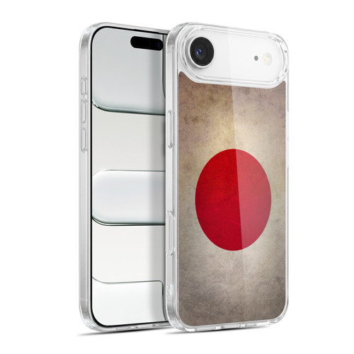 Head Case Designs Football Grunge Country Flags 1 Japan Japanese Nippon Nisshoki Soft Gel Case for Apple iPhone 17 Air