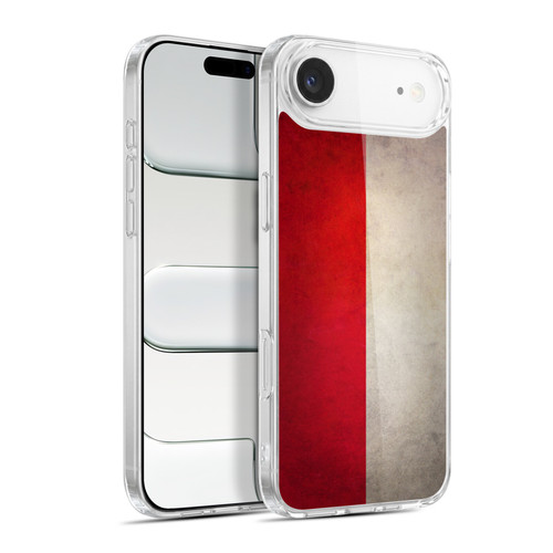 Head Case Designs Football Grunge Country Flags 1 Poland Polish Polska Soft Gel Case for Apple iPhone 17 Air