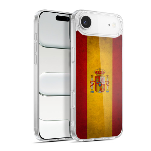 Head Case Designs Football Grunge Country Flags 1 Spain Spanish España Soft Gel Case for Apple iPhone 17 Air