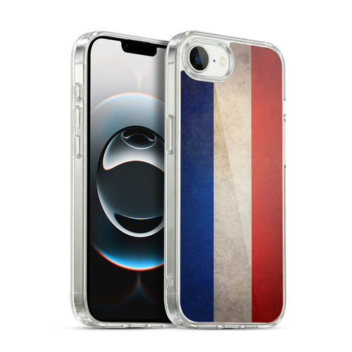 Head Case Designs Football Grunge Country Flags 1 Netherlands Dutch Nederland Soft Gel Case for Apple iPhone 16e / Apple iPhone 17e & MagSafe