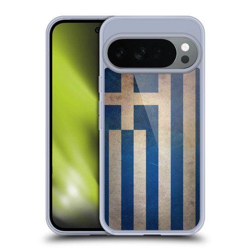 Head Case Designs Football Grunge Country Flags 1 Greece Greek Hellenic Soft Gel Case for Google Pixel 10