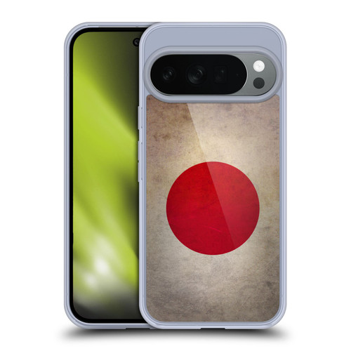 Head Case Designs Football Grunge Country Flags 1 Japan Japanese Nippon Nisshoki Soft Gel Case for Google Pixel 10